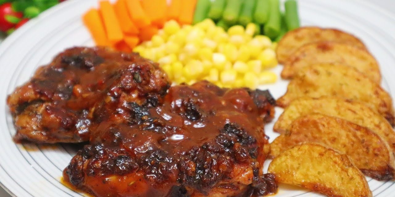 Steak Ayam Saus Barbeque: Murah Bahannya, Mewah Rasanya