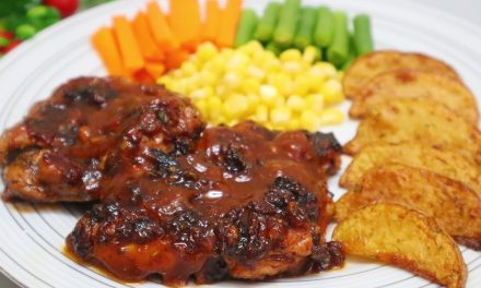 Steak Ayam Saus Barbeque: Murah Bahannya, Mewah Rasanya