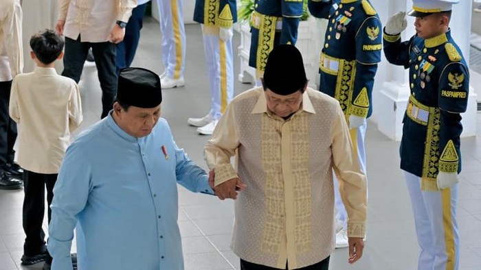 Momen Akrab SBY Dan Prabowo Di Halalbihalal Istana Negara