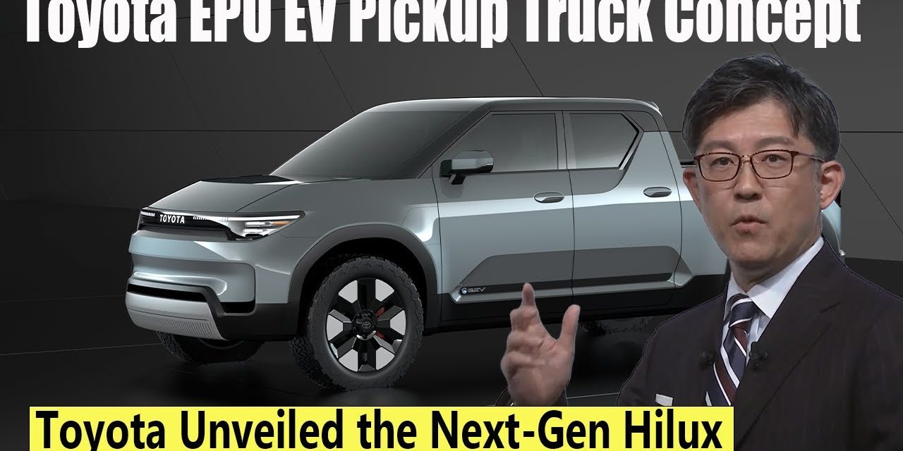 Keunikan Toyota EPU Concept: Pickup Listrik Beda Dari Lainnya