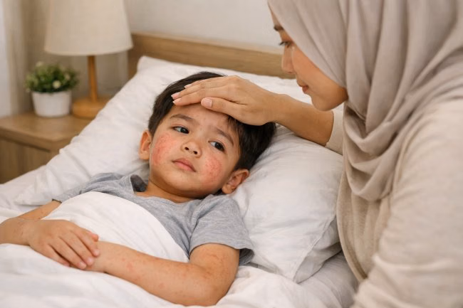 Paparan Campak Di Temukan Di Tempat Umum Carolina Selatan