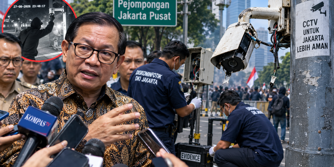 Pramono Minta Pelaku Perusakan CCTV Di Pejompongan Di Cari