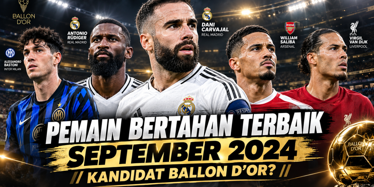 Pemain Bertahan Terbaik September 2024: Kandidat Ballon d’Or?