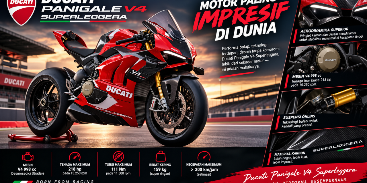 Ducati Panigale V4 Superleggera Motor Paling Impresif Di Dunia