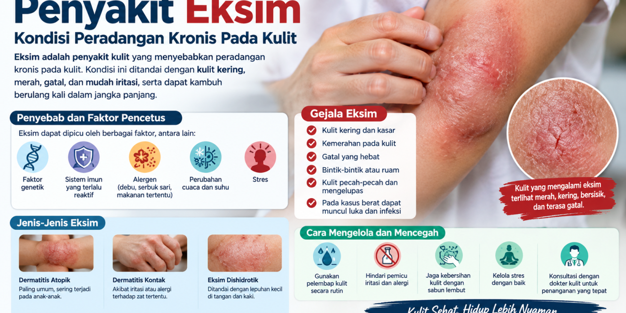 Penyakit Eksim Kondisi Peradangan Kronis Pada Kulit